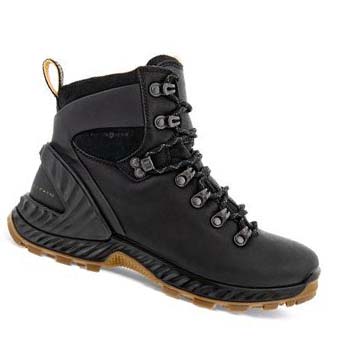 Women's Ecco Exohike Retro Hiker Boots Black | USA 10EBC